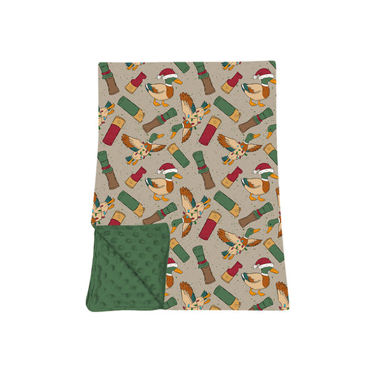 preorder BL0276 Christmas Duck Call Baby Blanket