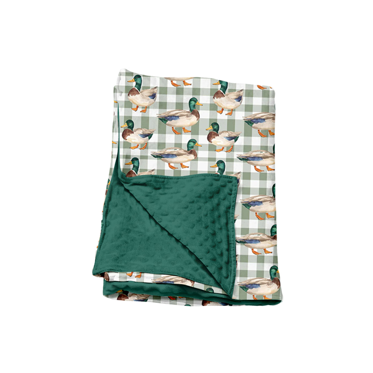 preorder BL0300 Hunting Mallard Duck Baby Blanket
