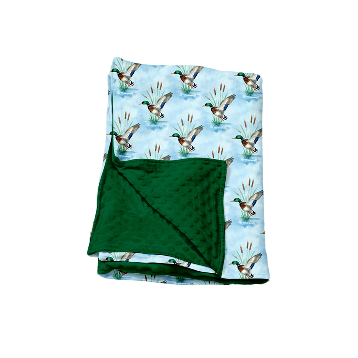 preorder BL0301 Hunting Mallard Duck Baby Blanket