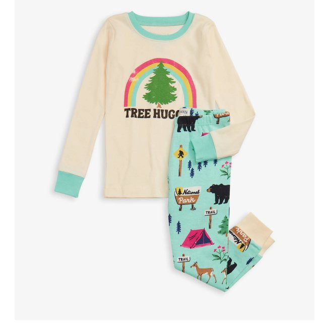 preorder BLP0327 Tree hugger long sleeve pants boys pajamas