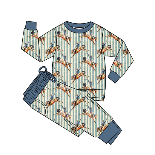 preorder BLP1467 Rodeo Long Sleve Pants Boys Set