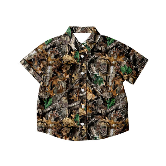 preorder BT0520 Hunting Branch Short Sleeve Boys Top