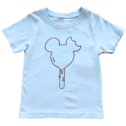 preorder BT0626 cartoon M ice blue short sleeve boys top