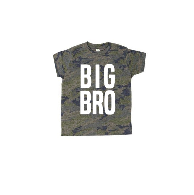 preorder BT0633 big brother camo  short sleeve boys top
