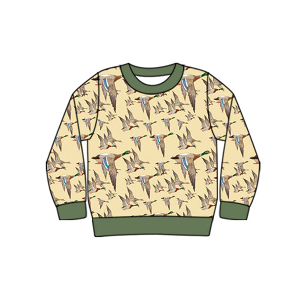 preorder BT0804 mallard long sleeve boys pullover