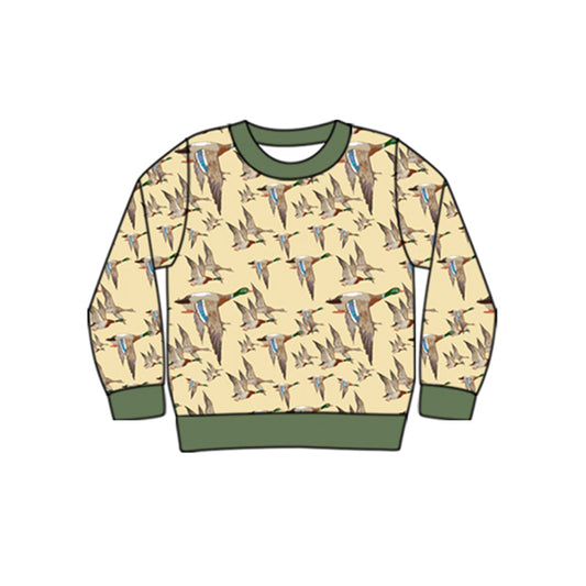 preorder BT0804 mallard long sleeve boys pullover
