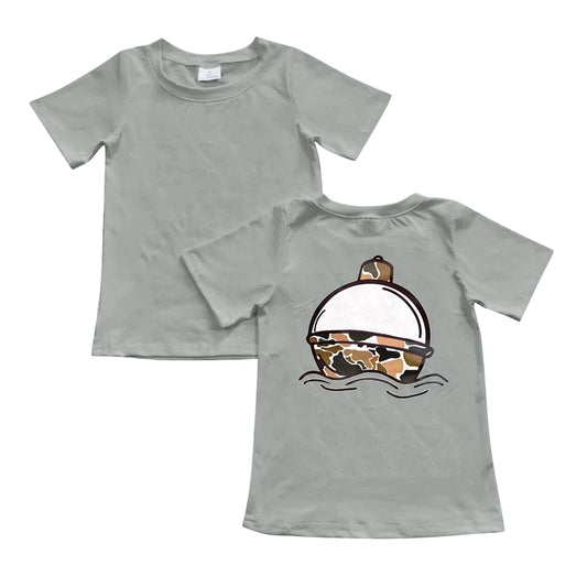 preorder BT0961 camo floats grey short sleeve boys top