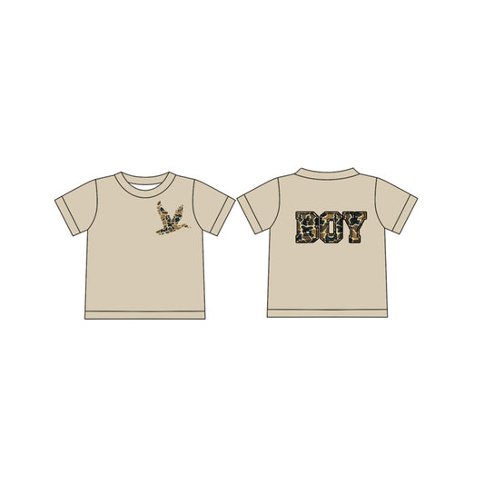 preorder BT1140 Hunting Camo Boy Mallard Duck Short Sleeve Boys Set