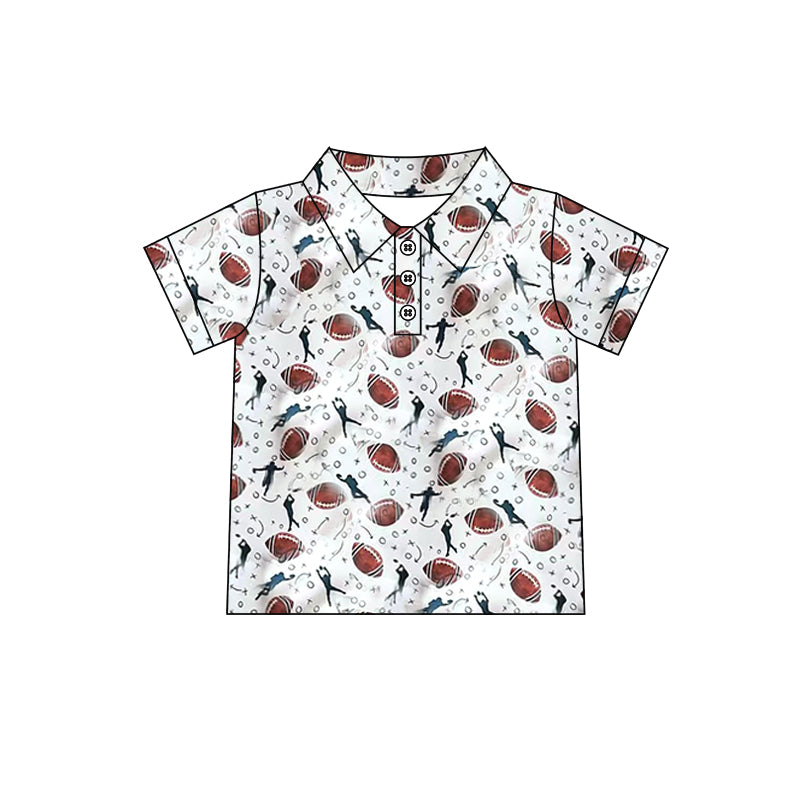 preorder BT1324 football short sleeve boys top
