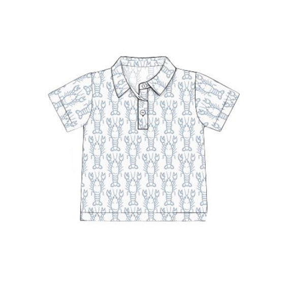 preorder BT1362 crayfish short sleeve boys top