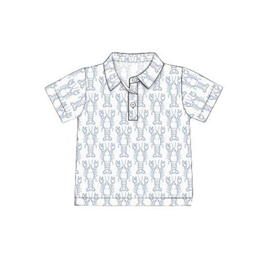 preorder BT1362 crayfish short sleeve boys top