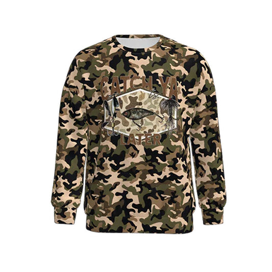 preorder BT1476 hunting camo fishing long sleeve adult man top