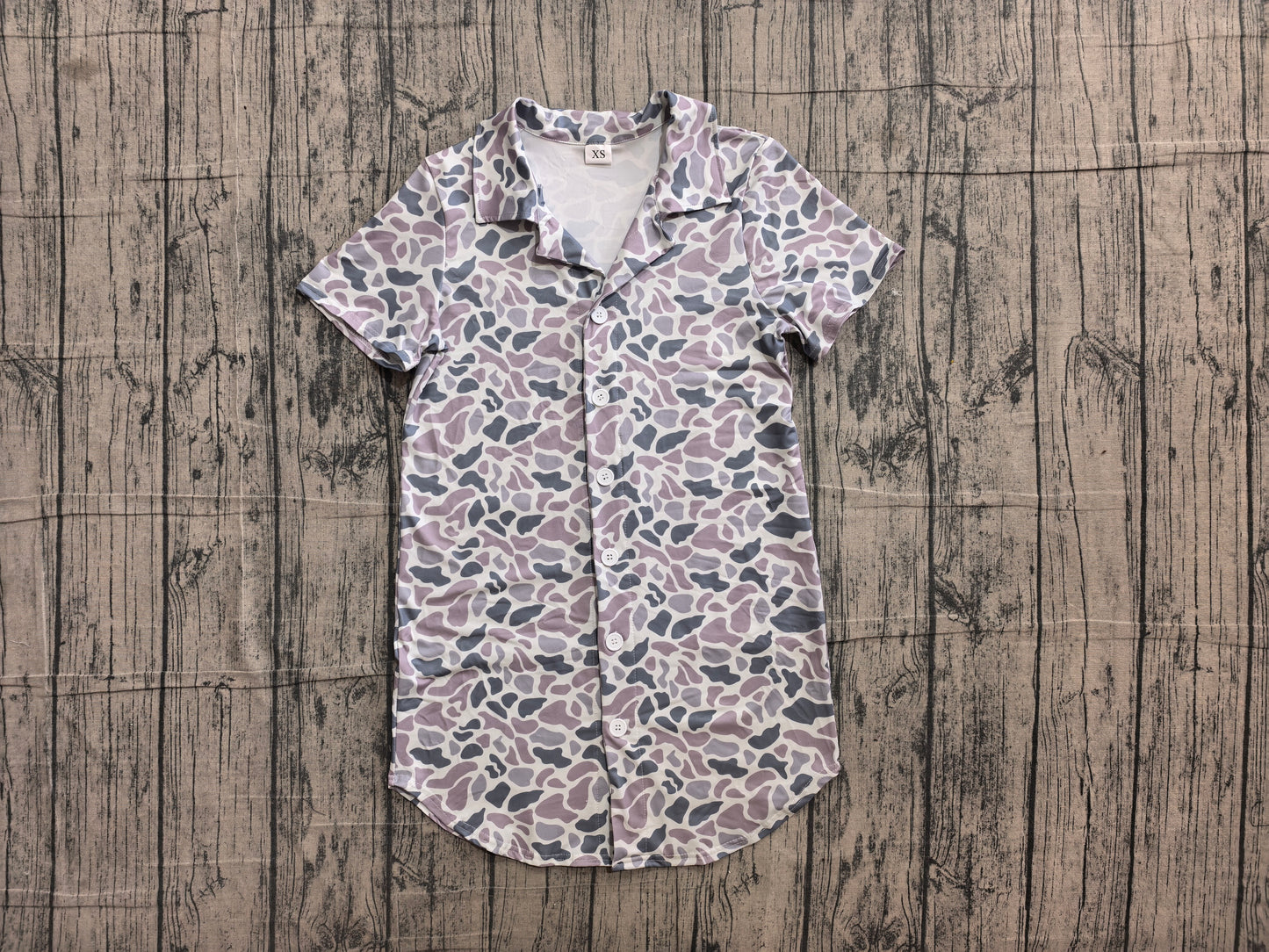 preorder Samples BT1609 Hunting Camo Short Sleeve Adult Man Top