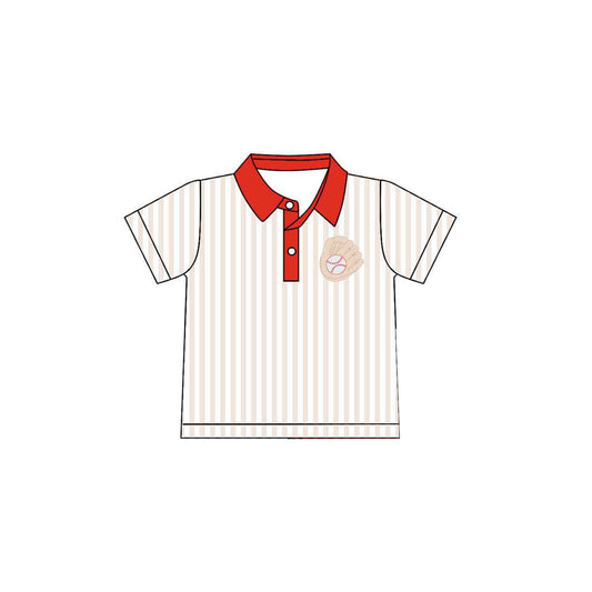 preorder BT1643 Baseball Short Sleeve Boys Top