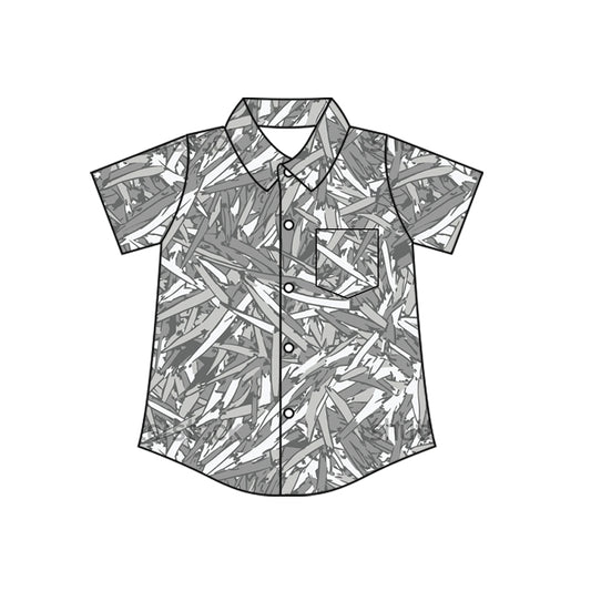 preorder BT1784 Camo Short Sleeve Boys Top
