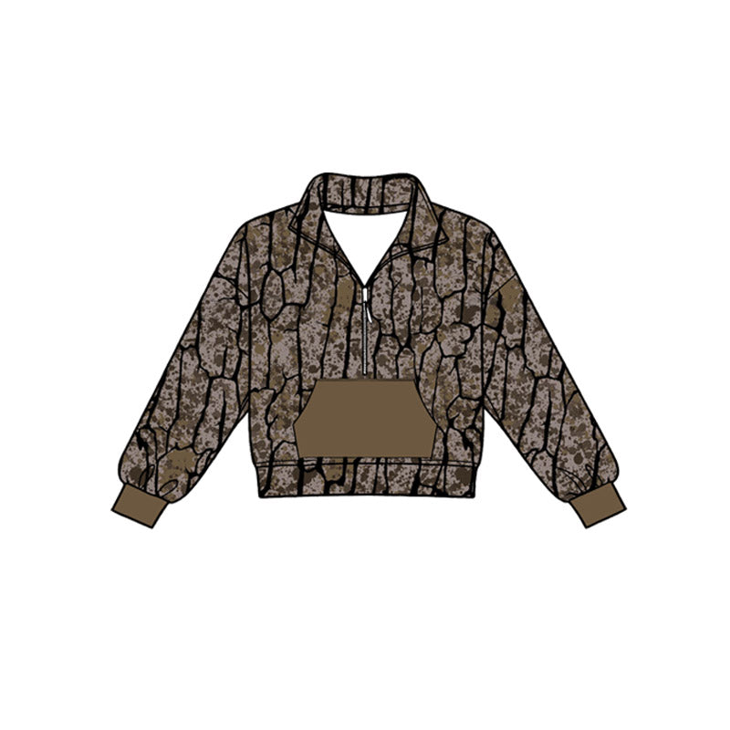 preorder BT1810 Hunting Pocket Long Sleeve Boys Top