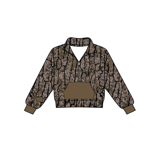 preorder BT1810 Hunting Pocket Long Sleeve Boys Top