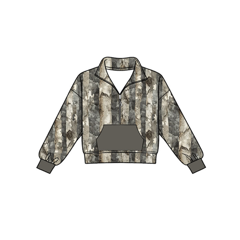 preorder BT1811 Hunting Pocket Long Sleeve Boys Top