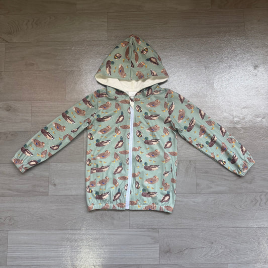preorder Samples BT1818 Hunting Mallard Duck Zipper Hoodie Long Sleeve Boys Coat