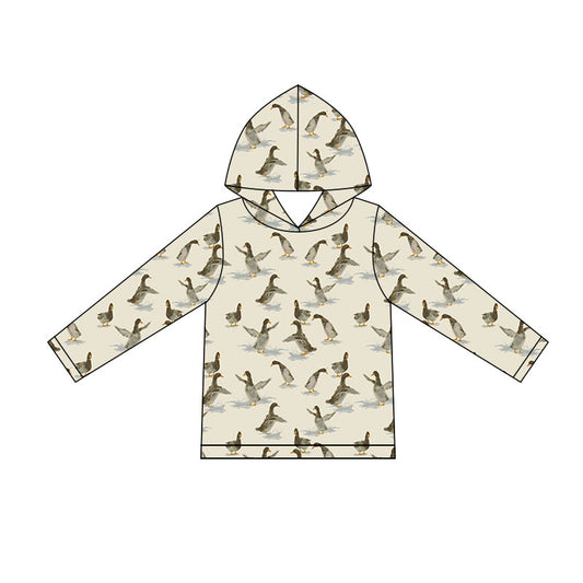 preorder BT1844 Hunting Mallard Hoodie Long Sleeve Boys Top