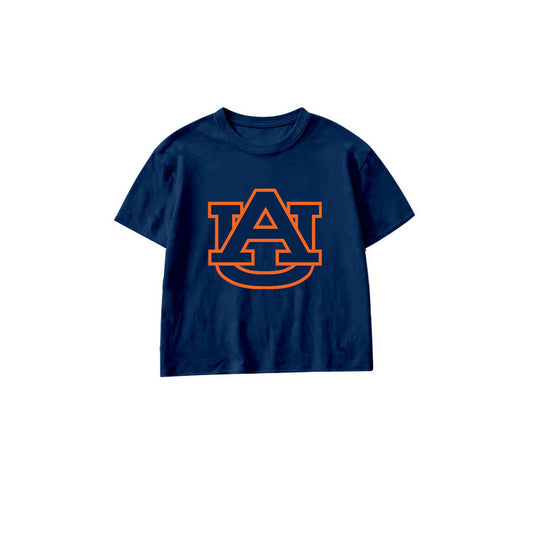 preorder BT1880 Items Navy Blue Short Slevve Boys Top