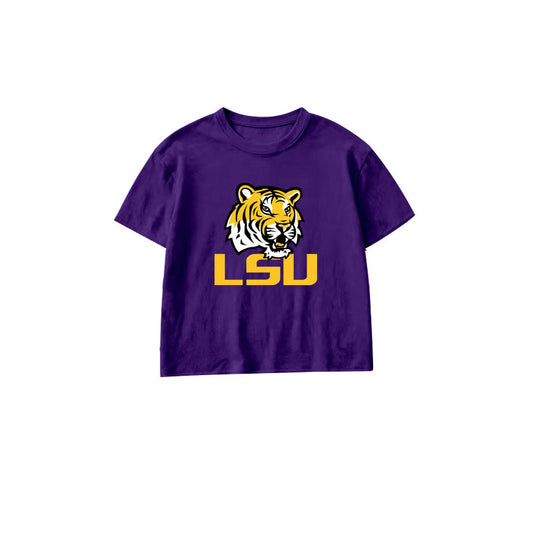 preorder BT1884 Items Purple Short Slevve Boys Top