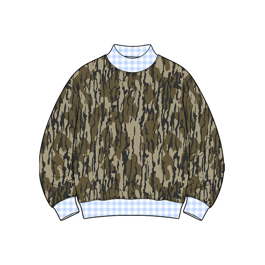 preorder BT1910 Hunting Camo Long Sleeve Boys Top