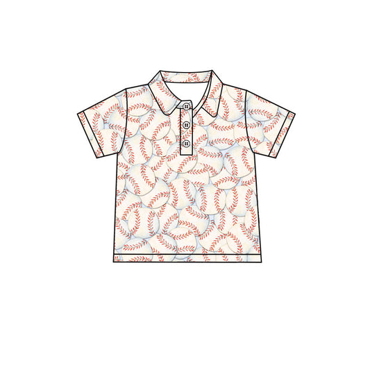 preorder BT1977 Baseball Short Sleeve Boys Top