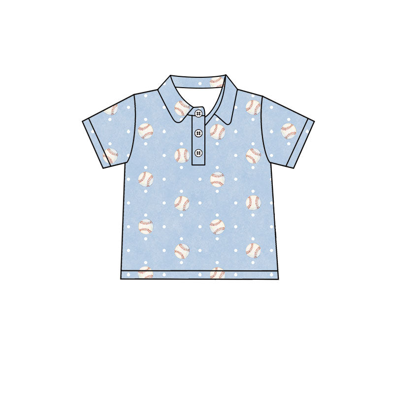 preorder BT1978 Baseball Short Sleeve Boys Top