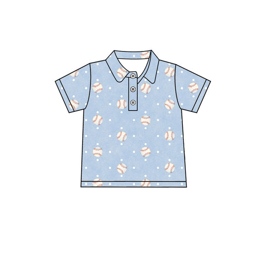 preorder BT1978 Baseball Short Sleeve Boys Top