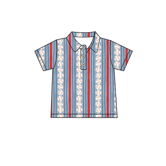 preorder BT1979 Baseball Short Sleeve Boys Top