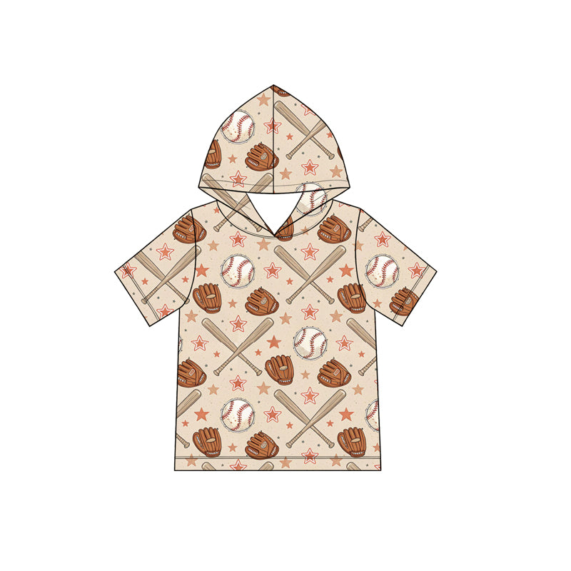 preorder BT1986 Baseball Hoodie Short Sleeve Boys Top