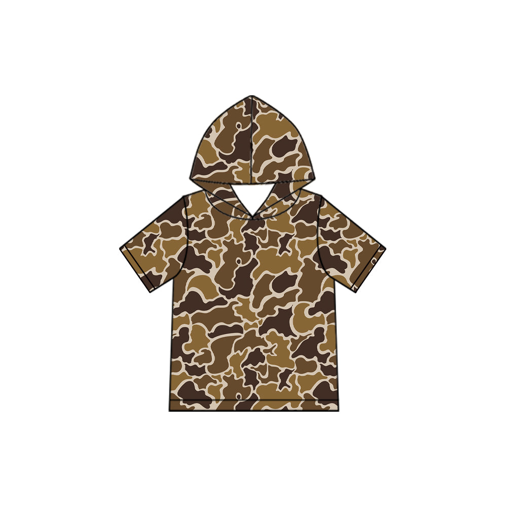 preorder BT1992 Camo Hoodie Short Sleeve Boys Top