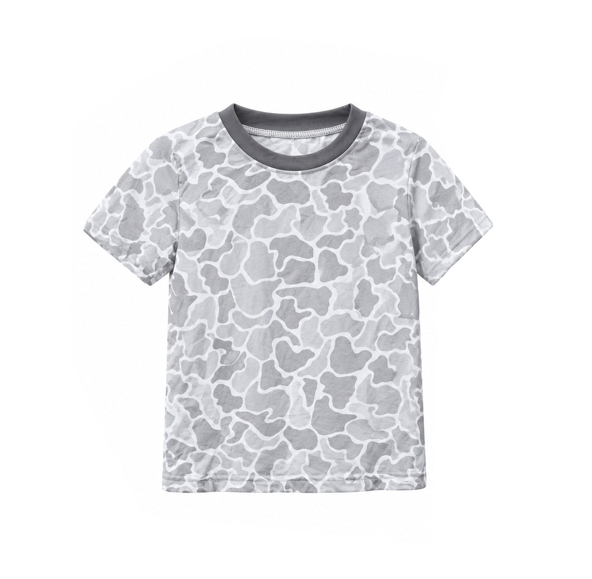preorder BT2005 Gray Camo Short Sleeve Boys Top