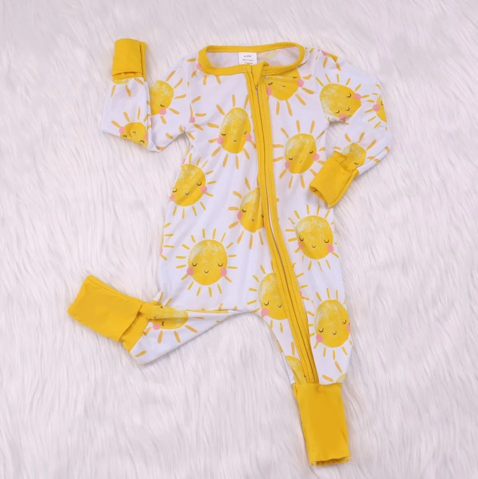 custom S 9.2 Sun yellow kids romper