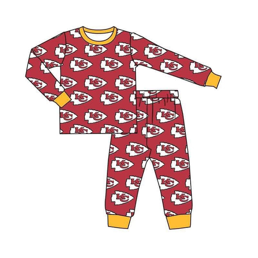 custom S 9.2 Team red kids pajamas