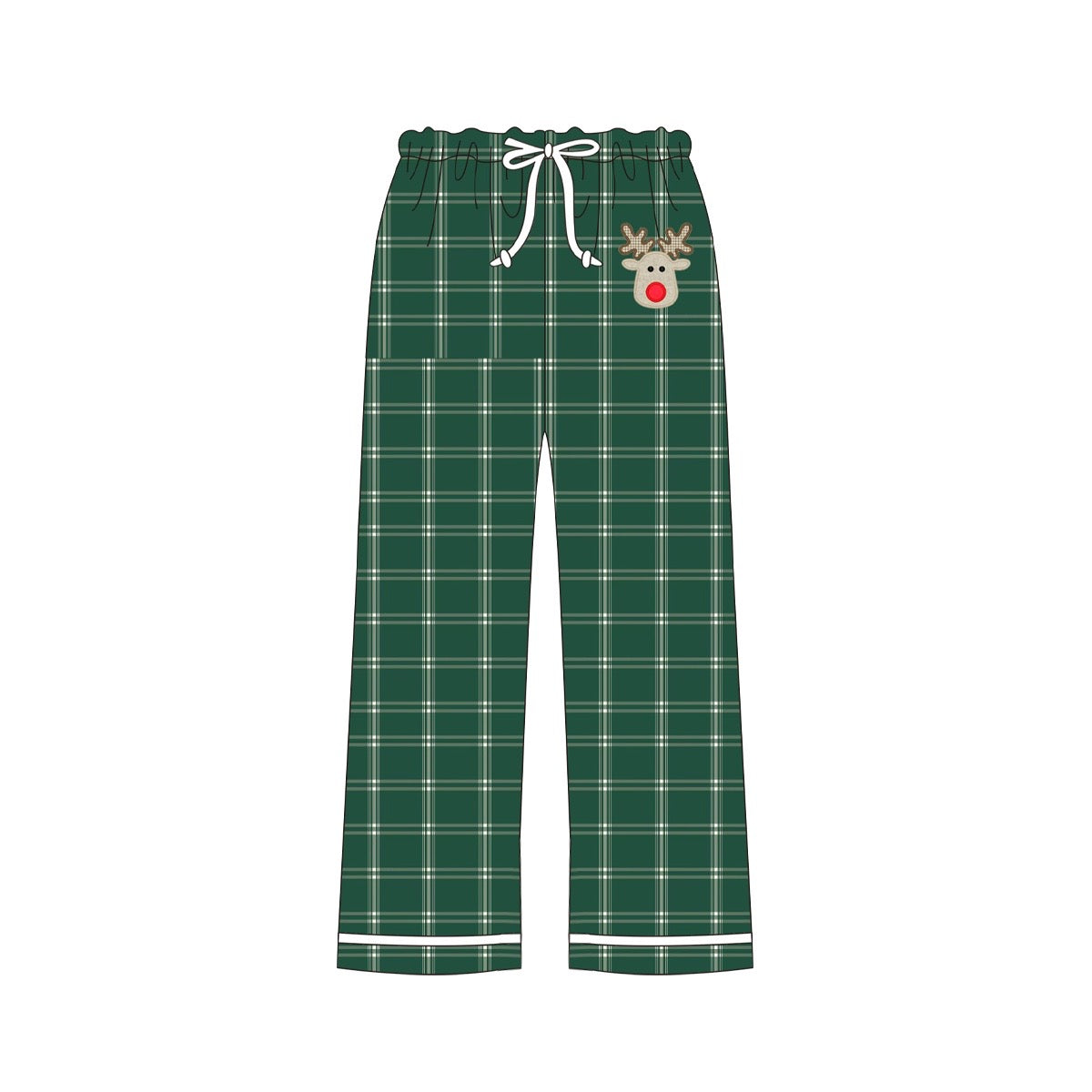 Preorder P0504 Christmas deer green adult pants