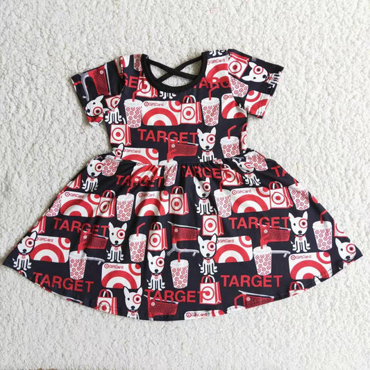 D6-15 Target short sleeve girls dress