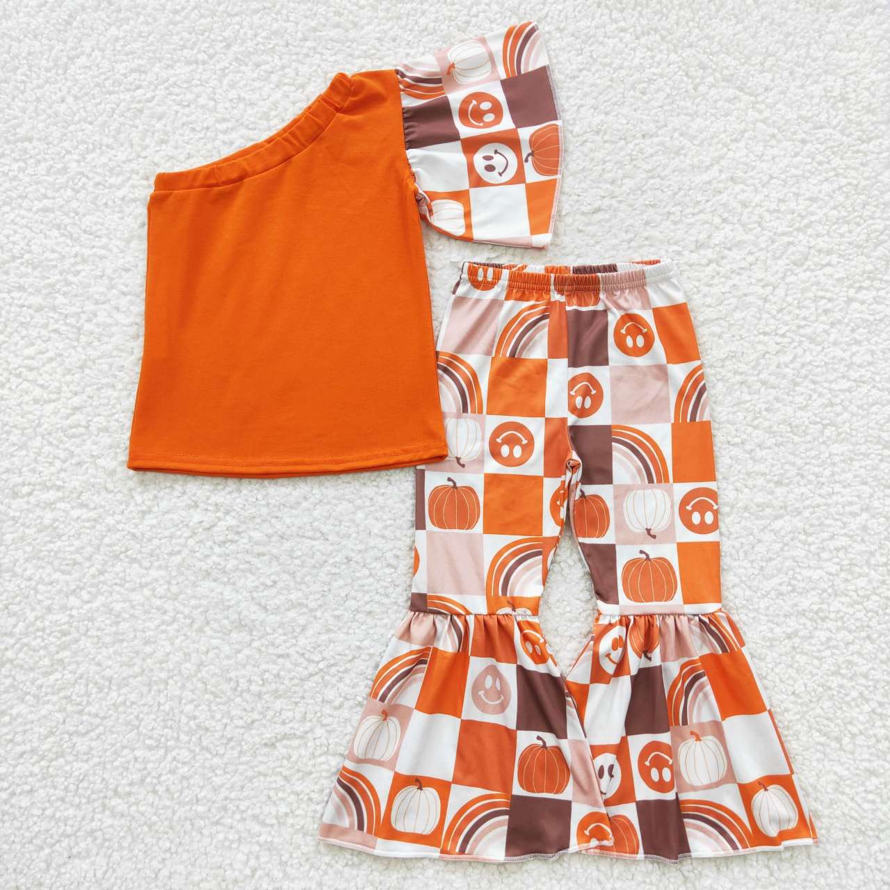 GSPO0620 Smile Rainbow Orange Single with BOW Set