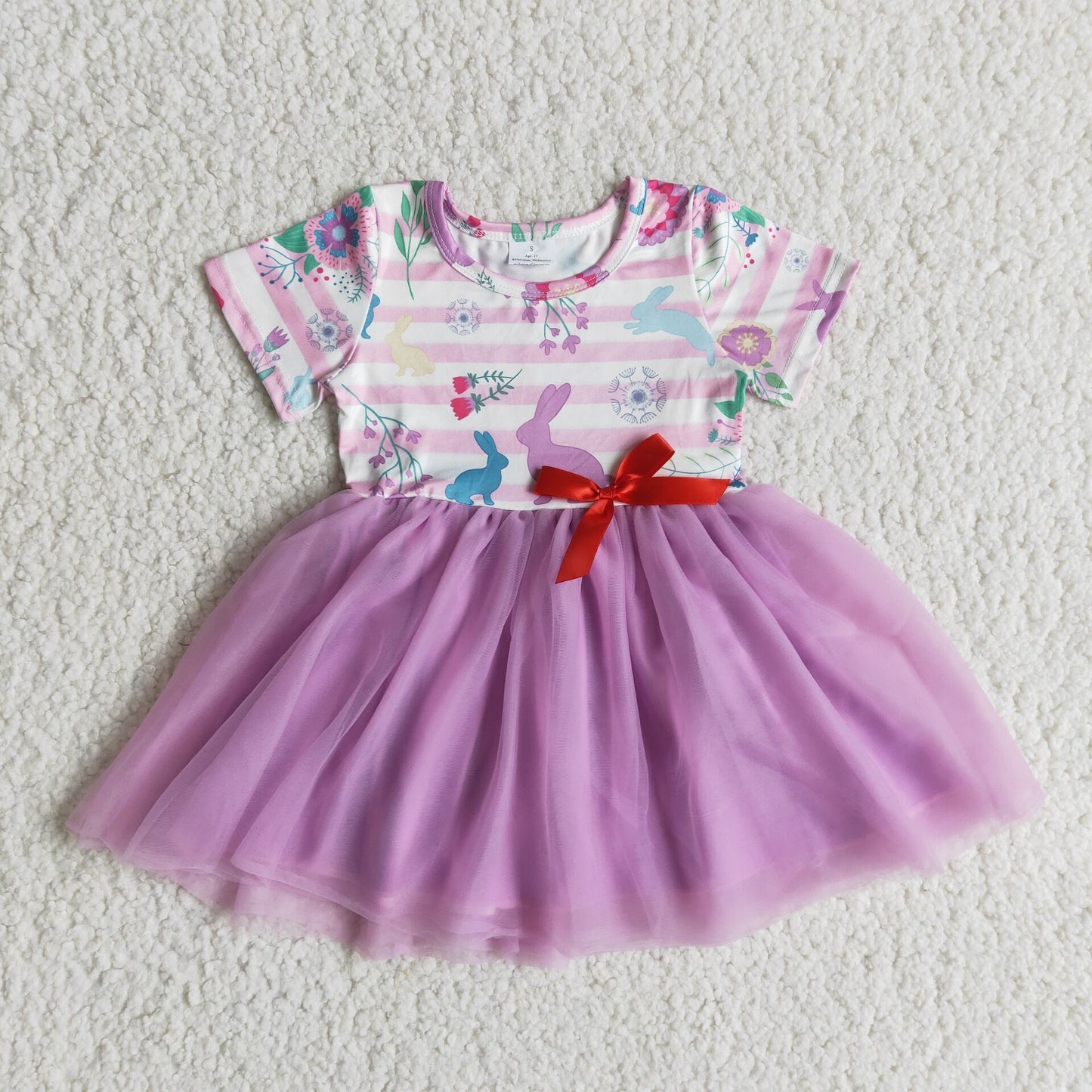 Easter Baby Girls Purple Tutu Dress