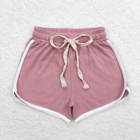 SS0293 dark pink girls shorts