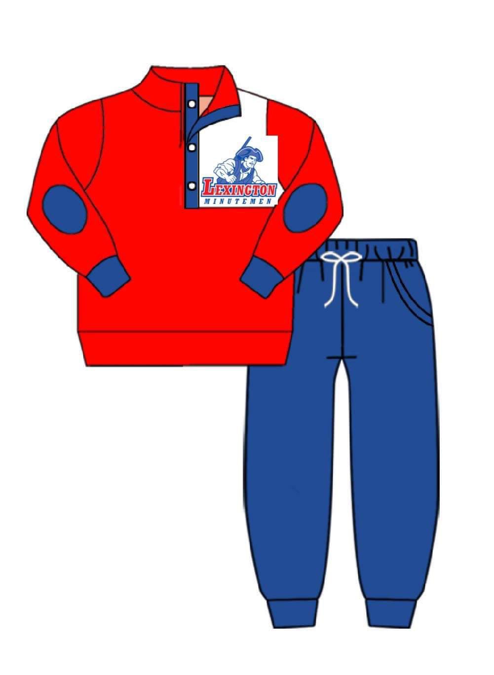Custom S 9.2 Team red & blue kids set