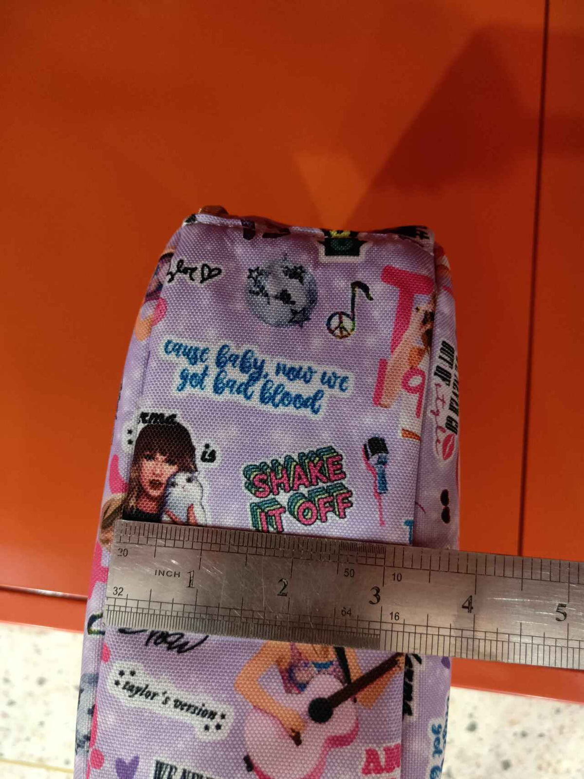BA0229 Taylor country singer purple lunch bag 8.5*8.5*3.2 inches