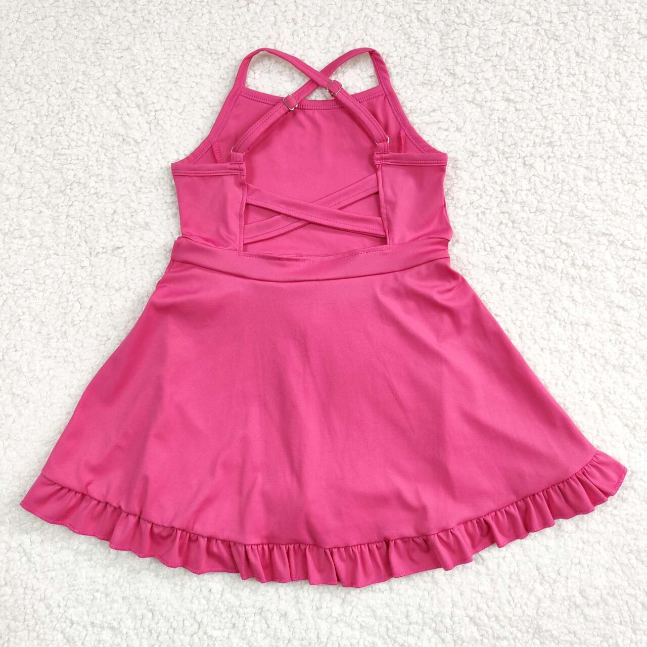 S0440 hot pink girls tennis clothes