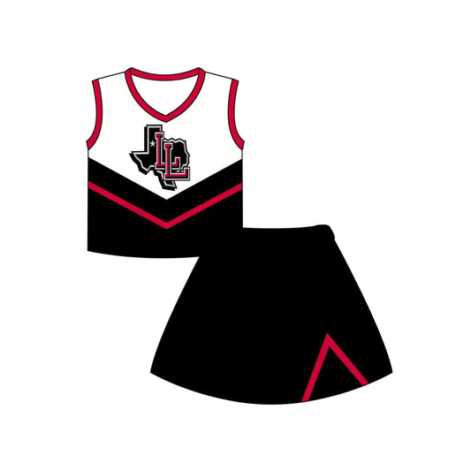 custom S 9.2 Red & black cheerleader dress