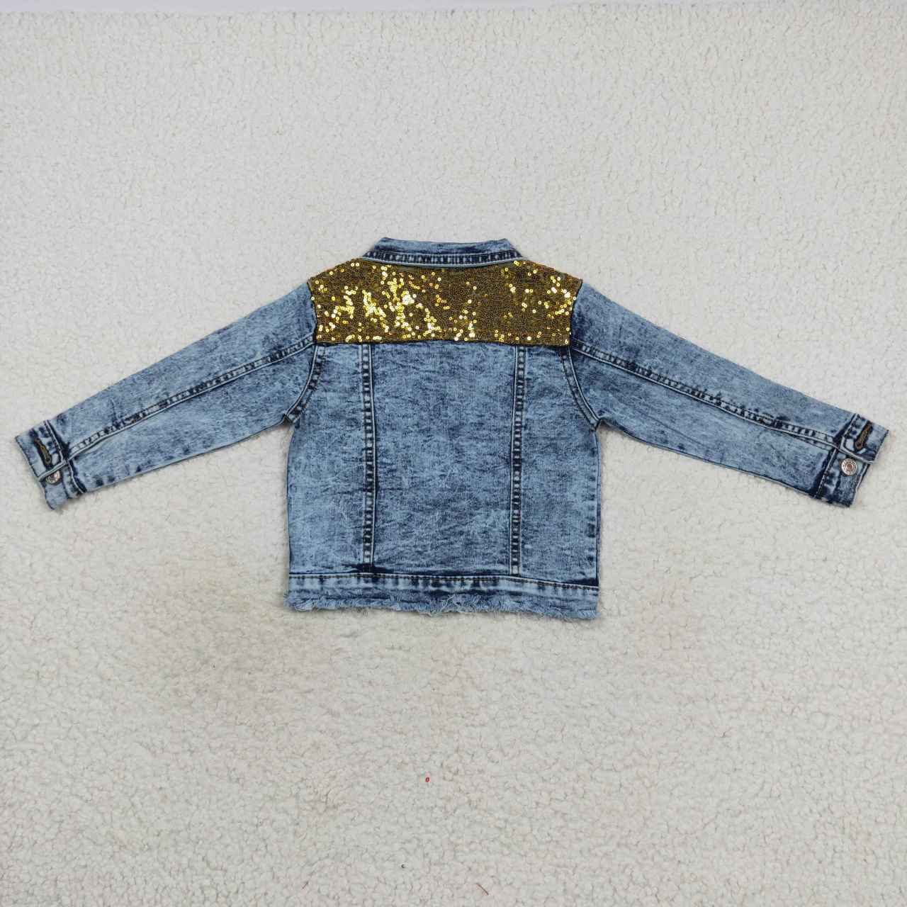 GT0351 Sequin Denim Jacket