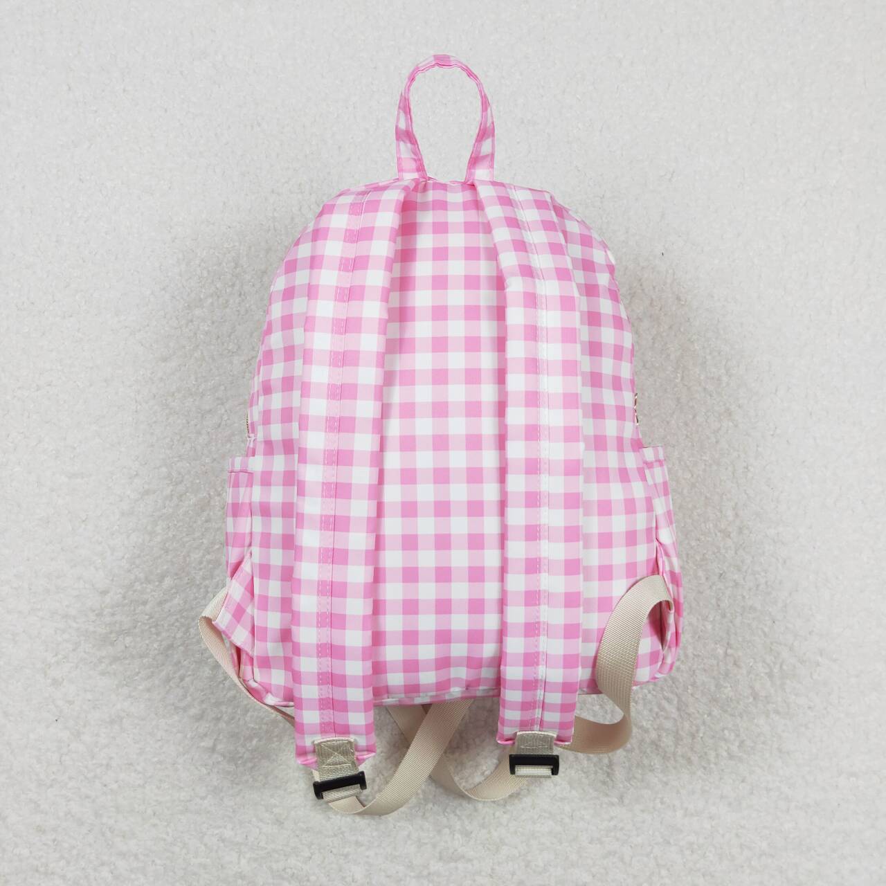 BA0086 Pink checkered Bag
