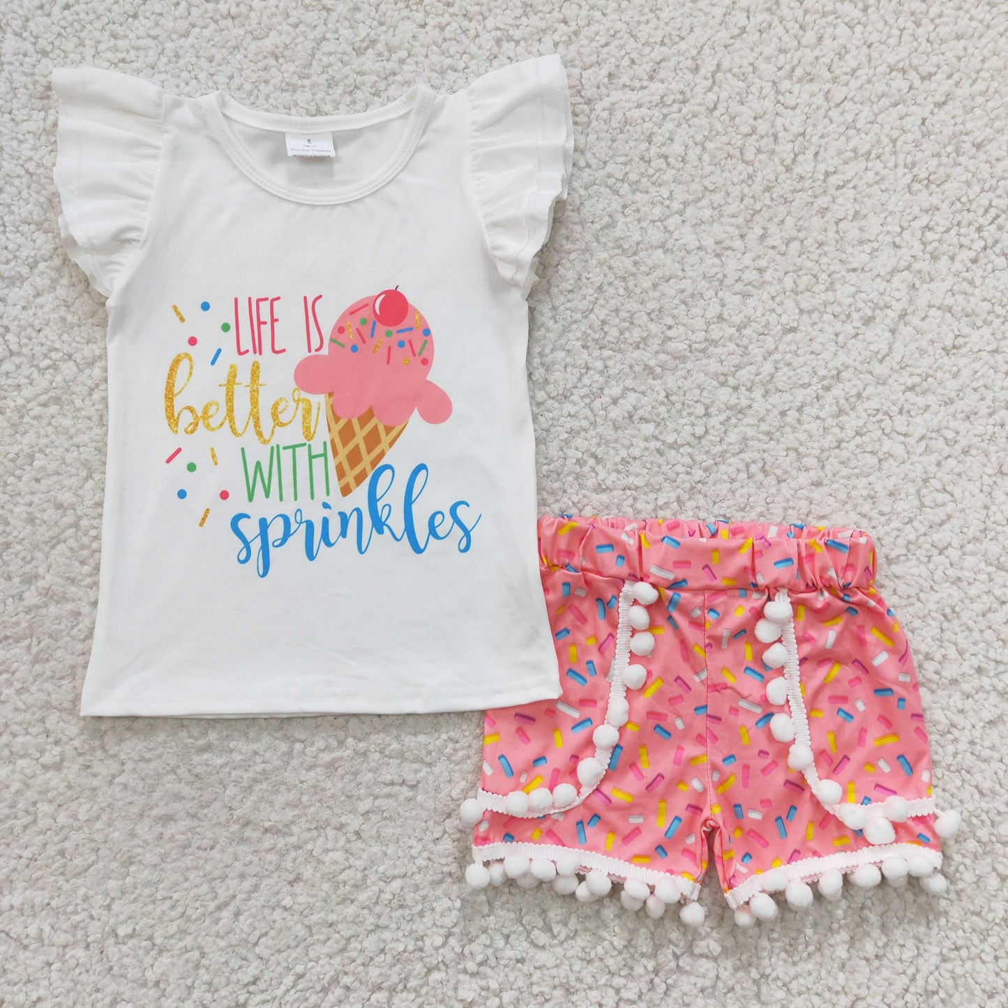 D13-20 Life Is Better With Sprinkles Summer Girls Set
