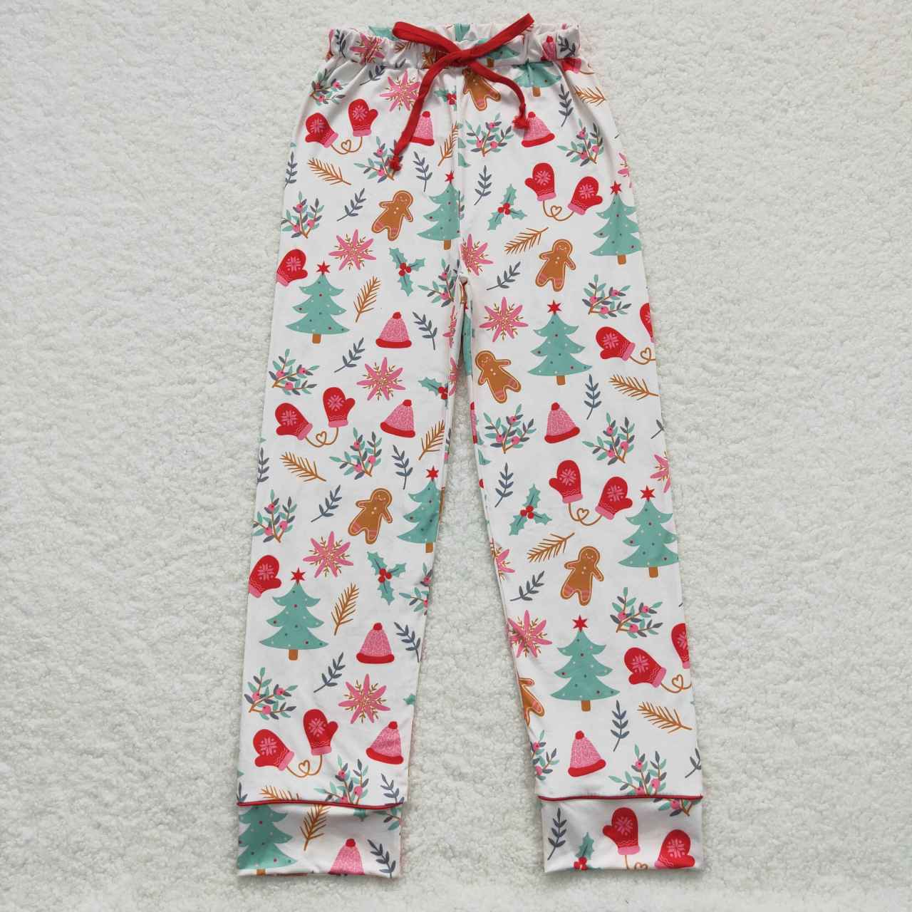 P0236 Christmas tree gingerbread man adult pants