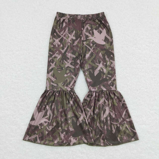 P0311 Hunt camo milk silk girls pants